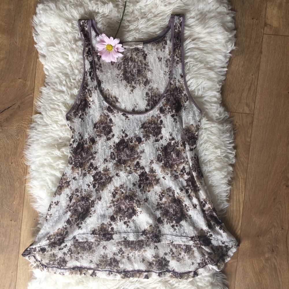 🛍 Painted Threads sheer tank top